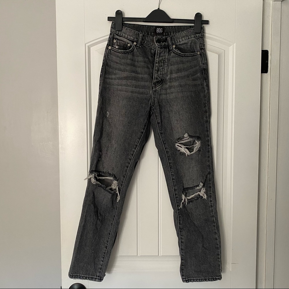BDG High-waisted Slim Straight Jeans